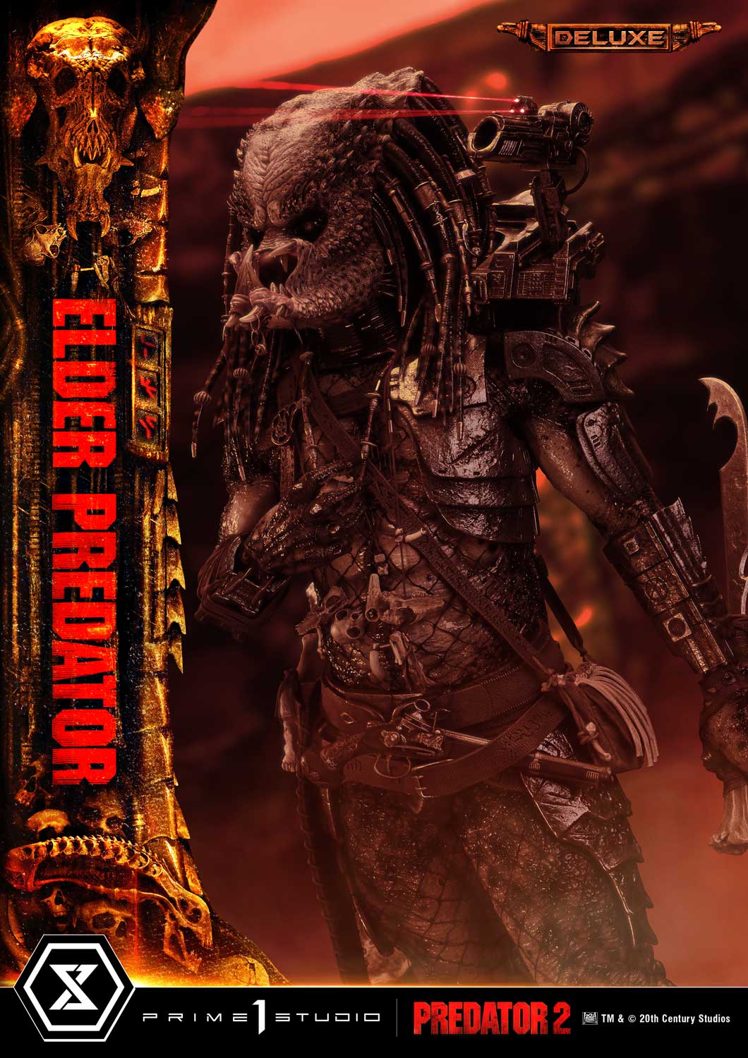 Museum Masterline Predator 2 (Film) Elder Predator Deluxe Bonus Version - Prime1Studio - Image 19