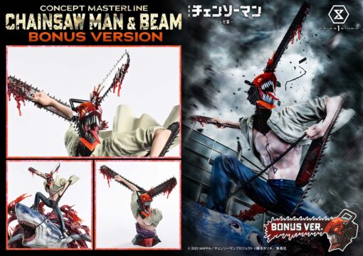 Prime1Studios Chainsaw Man -The Movies: Reze Arc CHAINSAW MAN & BEAM Bonus Version - Image 3