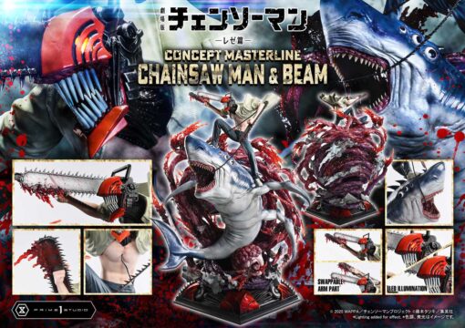 Prime1Studios Chainsaw Man -The Movies: Reze Arc CHAINSAW MAN & BEAM Bonus Version - Image 7