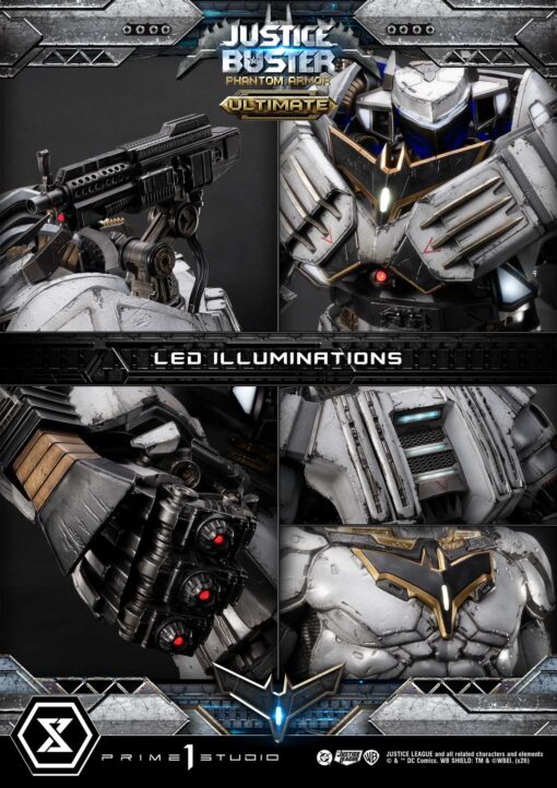 Ultimate Museum Masterline Justice League (Comics) Justice Buster: Phantom Armor (Design By Josh Nizzi) Ultimate Bonus Version - Image 15