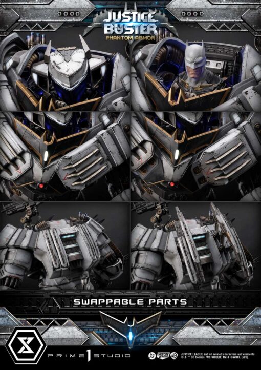 Ultimate Museum Masterline Justice League (Comics) Justice Buster: Phantom Armor (Design By Josh Nizzi) Ultimate Bonus Version - Image 13