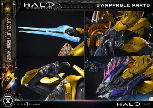 Ultimate Premium Masterline Halo: Campaign Evolved Elite Zealot & Grunt Minor: Covenant Bonus Version - Image 21