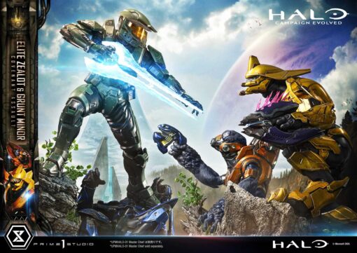 Ultimate Premium Masterline Halo: Campaign Evolved Elite Zealot & Grunt Minor: Covenant Bonus Version - Image 11
