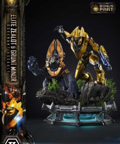 Alternative view of Ultimate Premium Masterline Halo: Campaign Evolved Elite Zealot & Grunt Minor: Covenant Bonus Version