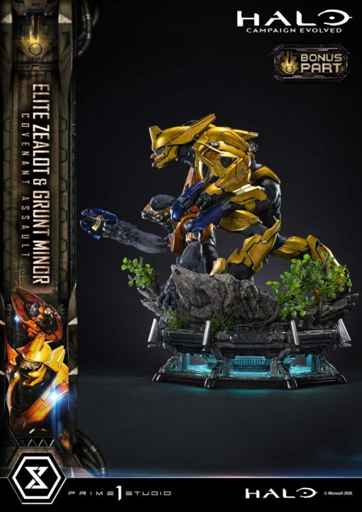 Ultimate Premium Masterline Halo: Campaign Evolved Elite Zealot & Grunt Minor: Covenant Bonus Version - Image 8