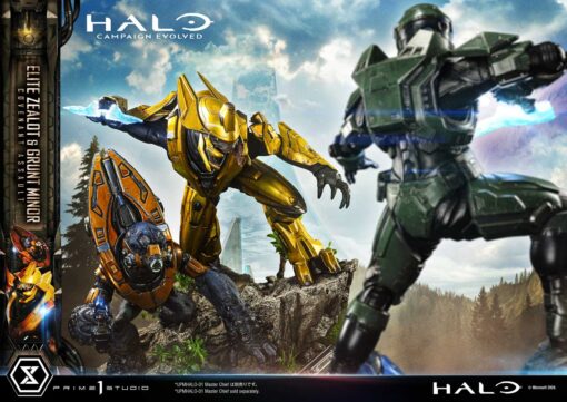 Ultimate Premium Masterline Halo: Campaign Evolved Elite Zealot & Grunt Minor: Covenant Bonus Version - Image 3