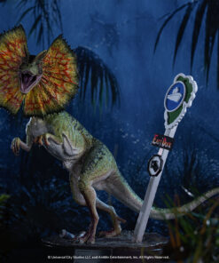 ELITE CREATURE COLLECTIBLES PRESENTS:  Jurassic Park – Dilophosaurus 1/3 Scale Maquette