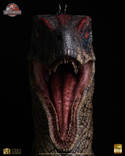 ELITE CREATURE COLLECTIBLES PRESENTS: Jurassic Park III – Male Alpha Velociraptor Bust - Image 17