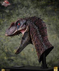 ELITE CREATURE COLLECTIBLES PRESENTS: Jurassic Park III – Male Alpha Velociraptor Bust - Image 7