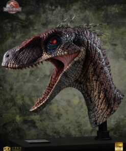 ELITE CREATURE COLLECTIBLES PRESENTS:  Jurassic Park III – Male Alpha Velociraptor Bust - Image 4