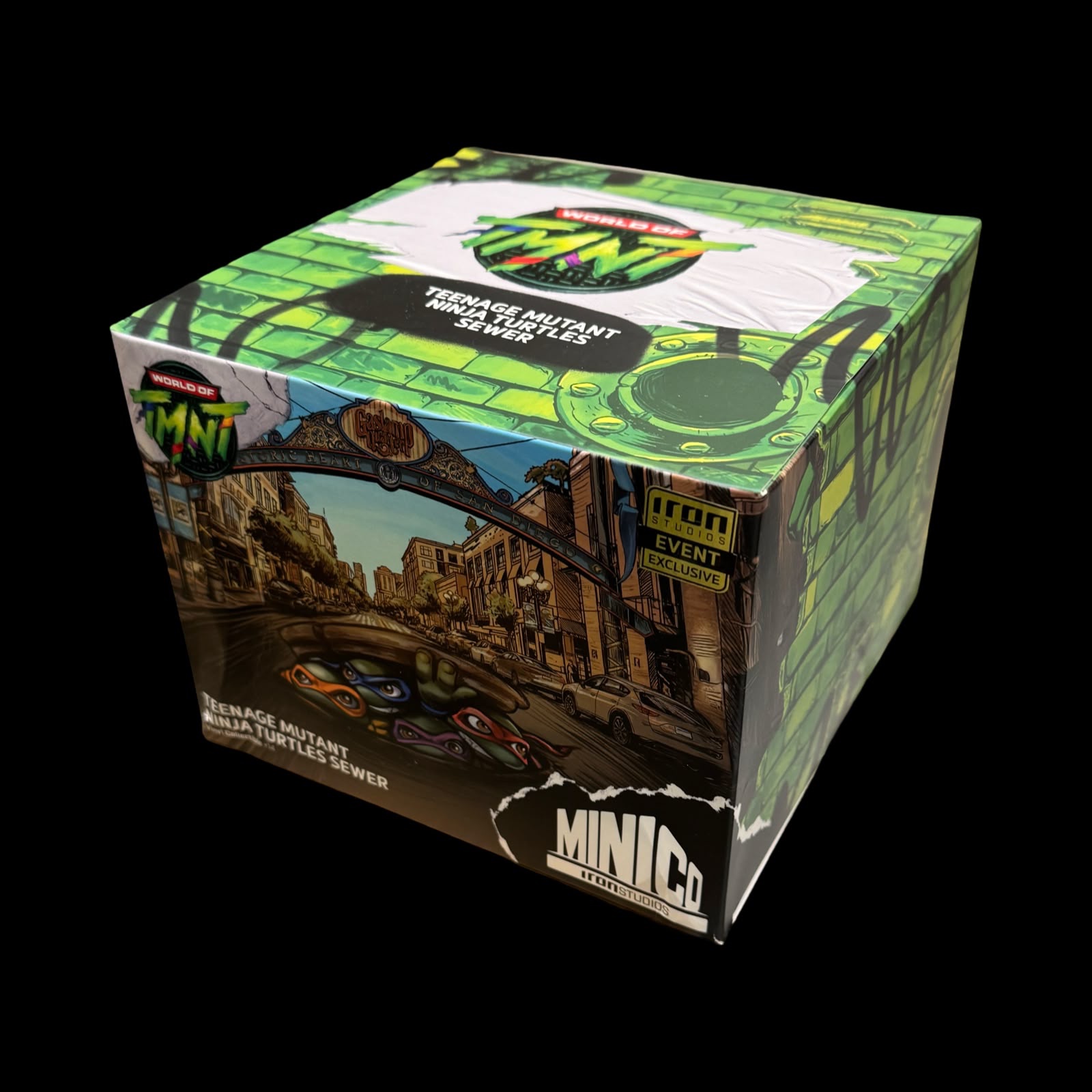 Teenage Mutant Ninja Turtles (1990) Movie Poster Sewer MiniCo Vinyl Figure - SDCC Event Exclusive - Image 3