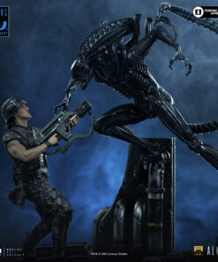 Statue Alien Xenomorph Warrior vs Corporal Dwayne Hicks - Aliens - Art Scale 1/10 - Iron Studios