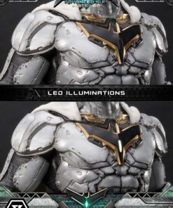 Ultimate Museum Masterline Justice League (Comics) Batman Advanced Suit White Version (Design By Josh Nizzi) - Image 8