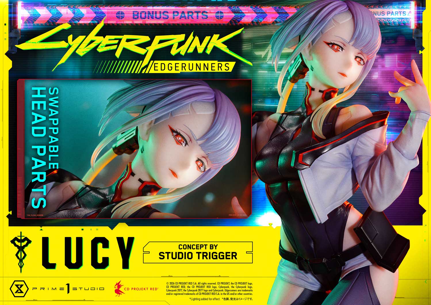 Concept Masterline Cyberpunk: Edgerunners Lucy “ Concept by Studio Trigger” Bonus Version - Image 23
