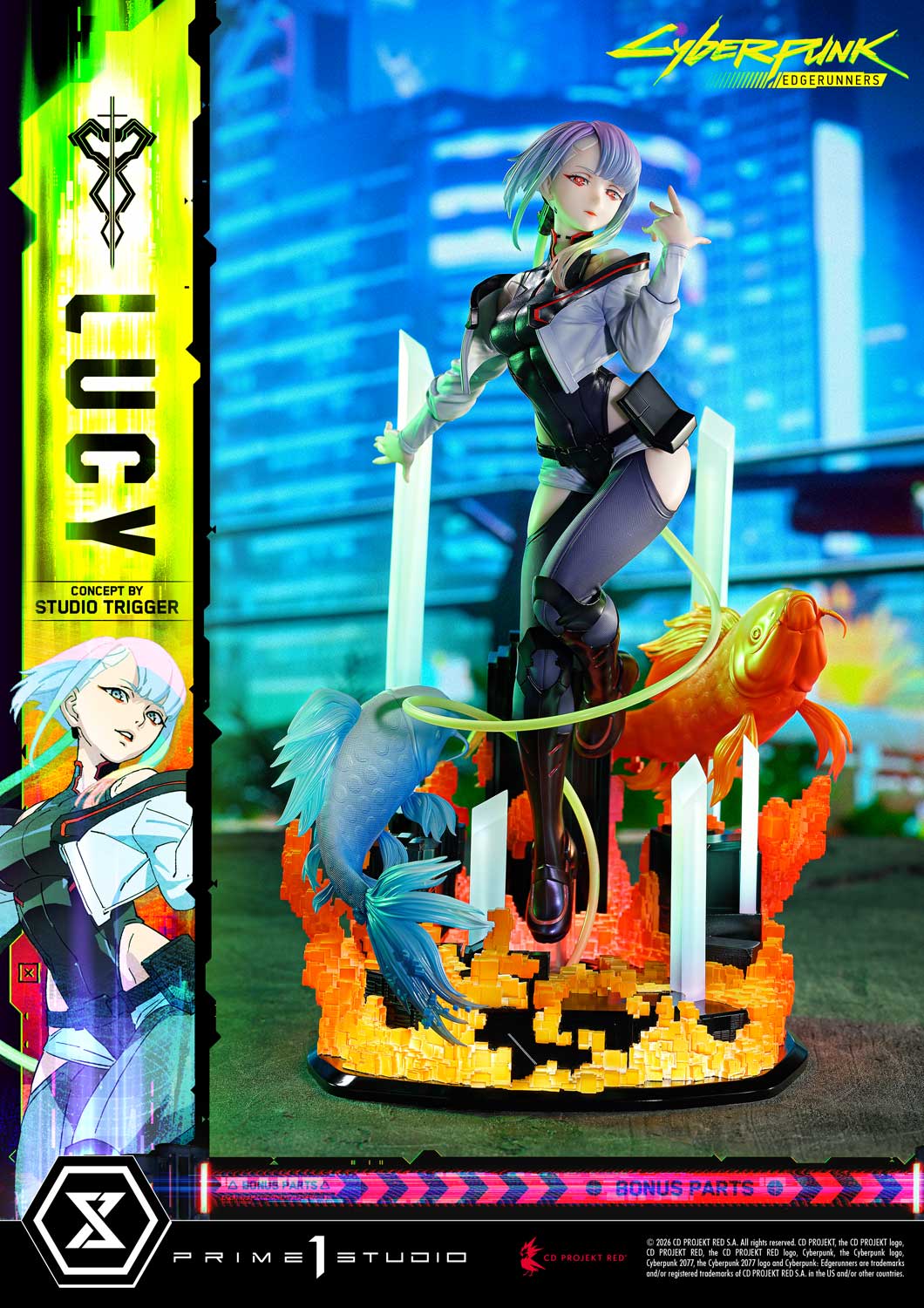 Concept Masterline Cyberpunk: Edgerunners Lucy “ Concept by Studio Trigger” Bonus Version - Image 21