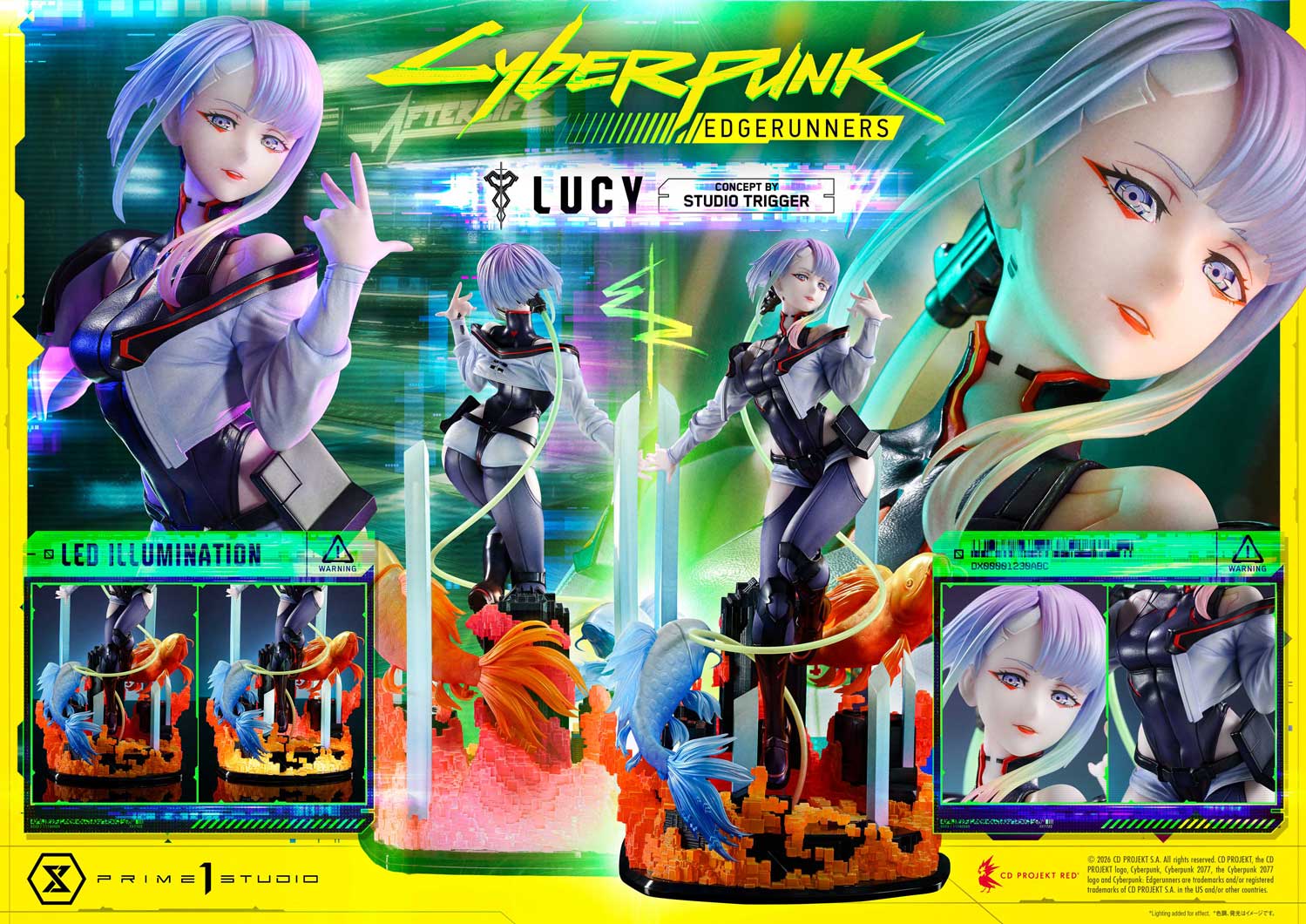 Concept Masterline Cyberpunk: Edgerunners Lucy “ Concept by Studio Trigger” Bonus Version - Image 15