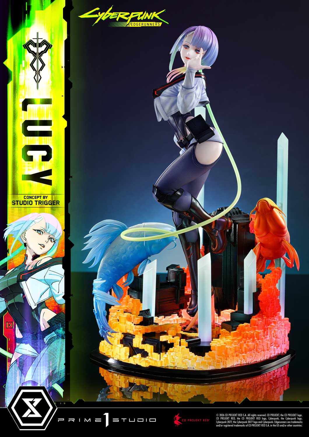 Concept Masterline Cyberpunk: Edgerunners Lucy “ Concept by Studio Trigger” Bonus Version - Image 12