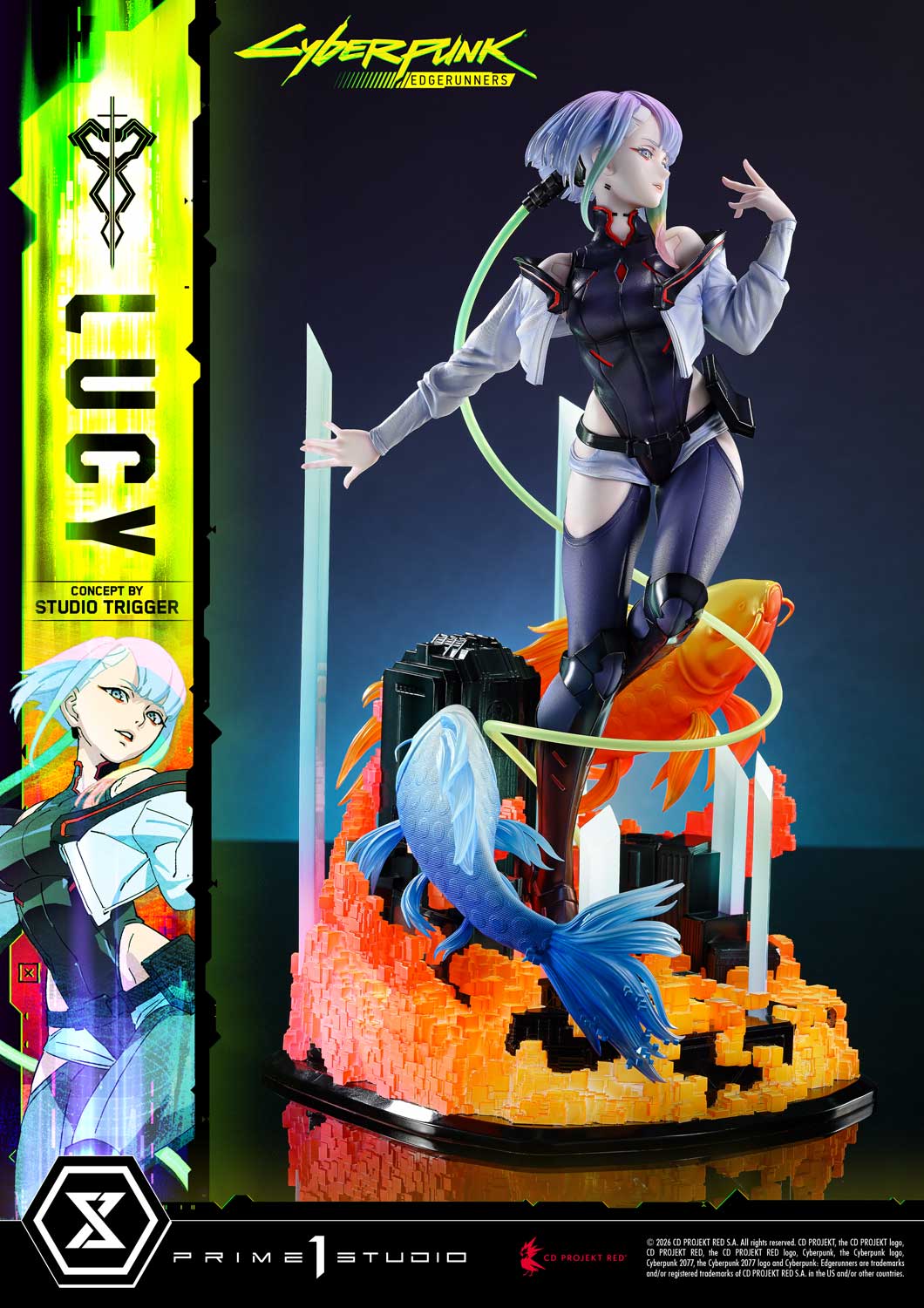 Concept Masterline Cyberpunk: Edgerunners Lucy “ Concept by Studio Trigger” Bonus Version - Image 8