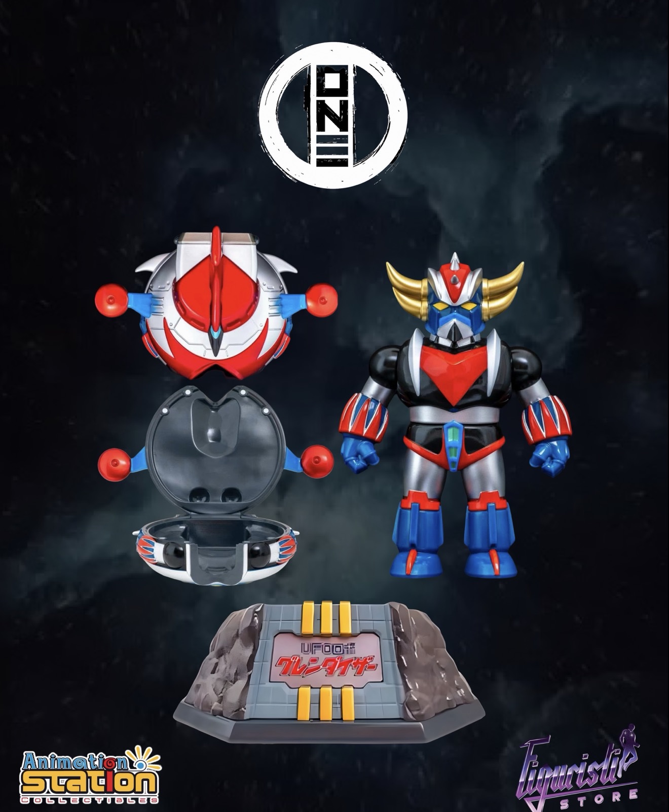 "UFO Robot Grendizer & Spazer" DX Sofubi SetGrendizerBy Kaiju One