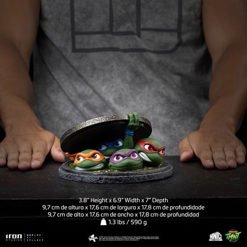 Teenage Mutant Ninja Turtles (1990) Movie Poster Sewer MiniCo Vinyl Figure - SDCC Event Exclusive - Image 2