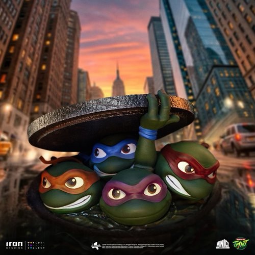 Teenage Mutant Ninja Turtles (1990) Movie Poster Sewer MiniCo Vinyl Figure - SDCC Event Exclusive - Image 9